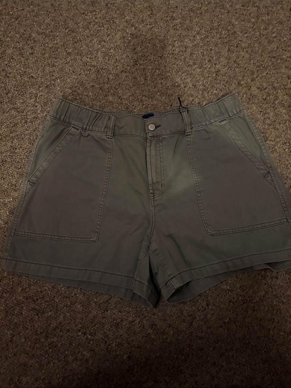 GAP Olive Green Women's Bermuda Shorts